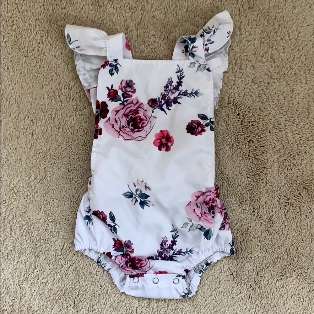 Boutique Floral Romper